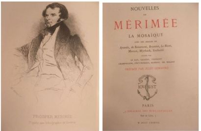 null Nouvelles de Mérimée, La Mosaïque, avec des dessins de Aranda, de Beaumont,...