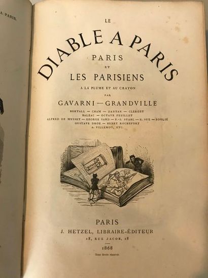 null GAVARNI - GRANVILLE 

Le diable à Paris et les Parisiens - J.Hetzel 1868 - 2...