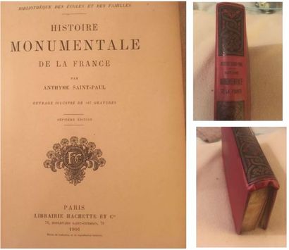 null Histoire monumentale de la France par Anthyme Saint-Bal
7ème édition,
Librairie...