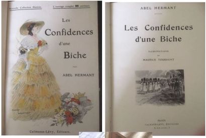 null Les Confidences d’une biche par Abel Hermant, illustrations de Maurice Toussaint
Calmann-Lévy,...