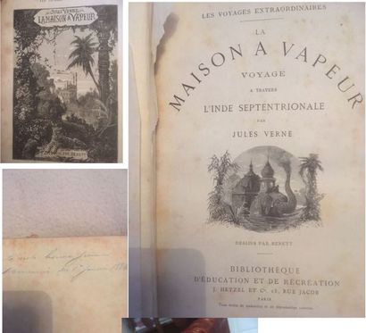 null La Maison à Vapeur, voyage à travers l’Inde septentrionale de Jules Verne, dessins...
