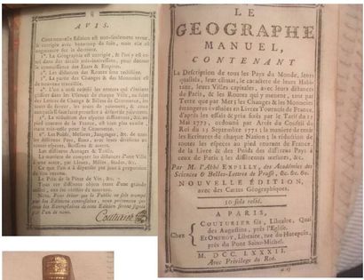 null Le Géographe Manuel par M. l’abbé Expilly, nouvelle édition avec des Cartes...