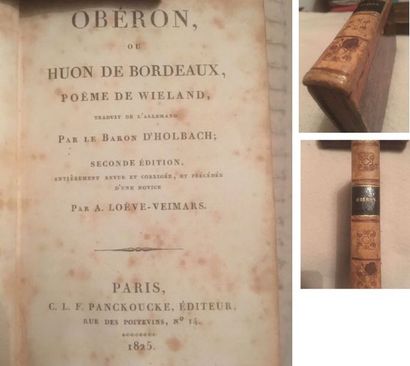 null OBERON ou Huon de Bordeaux par le Baron d’Holbach, seconde édition par A. Loève-Veimars.
C.L.F....