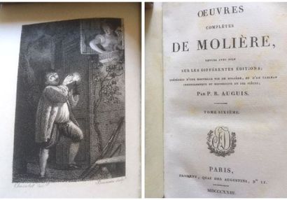 null Oeuvres complètes de Molière revues avec soin sur les différentes éditions par...