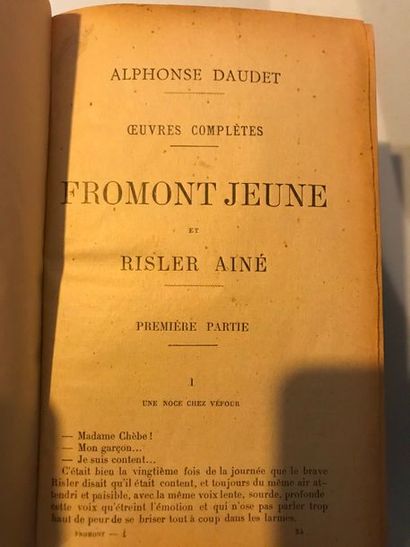 null Alphonse DAUDET 

Oeuvres complètes en 7 volumes Fayard Frères éditeurs - demi...