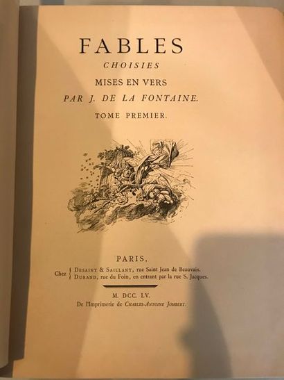 null LA FONTAINE (Jean de) & OUDRY (Jean-Baptiste). 

Fables de La Fontaine avec...