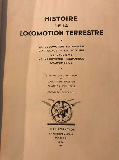 null Charles DOLFUSS et Edgar de GEOFFROY
Histoire de la locomotion terrestre - 2...