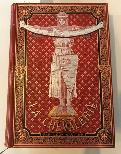 null Léon GAUTIER 

La chevalerie - Paris Victor PALME 1884 Reliure de l'éd. chagrin...