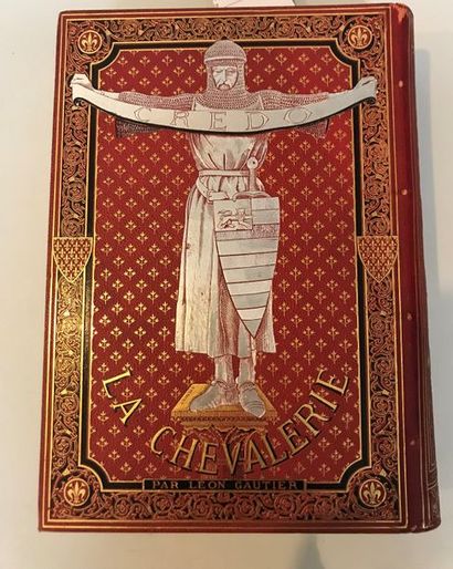 null Léon GAUTIER 

La chevalerie - Paris Victor PALME 1884 Reliure de l'éd. chagrin...