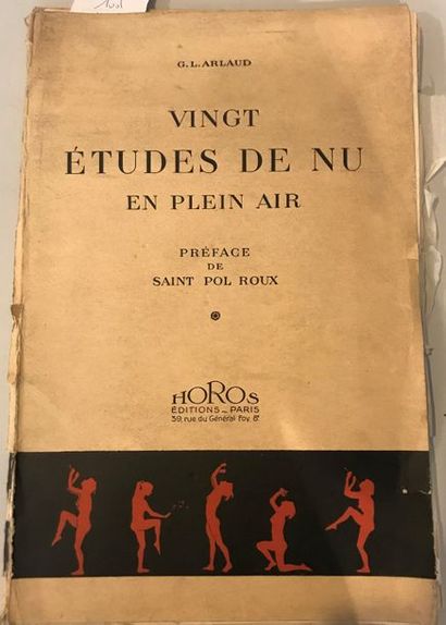 null Georges-Louis ARLAUD (1869-1944)
"Vingt études de nu en plein air"
Préface de...