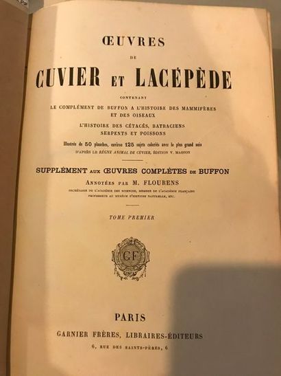 null CUVIER & LACÉPÈDE.

Oeuvres de Cuvier et Lacepède contenant le complément de...