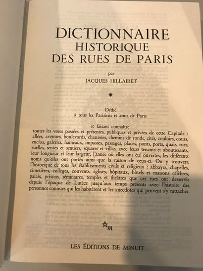 null Jacques HILLAIRET
Dictionnaire Historique des Rues de Paris - Les éditions de...