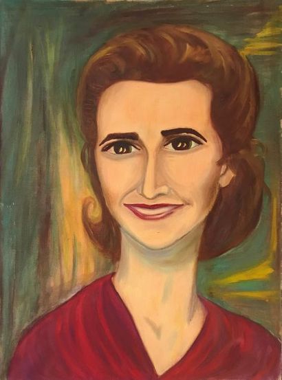 null Sophie Danielle RUBINSTAIN (1922-2018)
Le sourire
Huile sur toile
80 x 60 c...