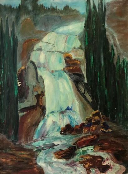 null Sophie Danielle RUBINSTAIN (1922-2018)
La cascade
Huile sur toile
80 x 60 cm...