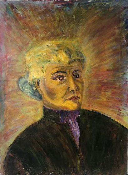 null Sophie Danielle RUBINSTAIN (1922-2018)
L'aieule solaire
Huile sur toile
73 x...