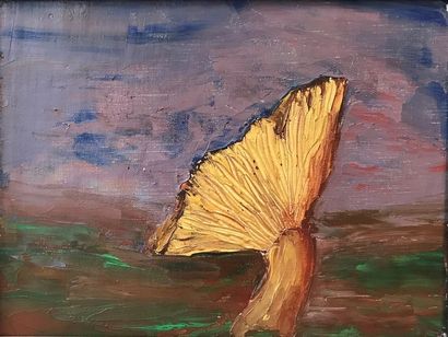 null Sophie Danielle RUBINSTAIN (1922-2018) 

Les champignons 

Huile sur toile 

18...