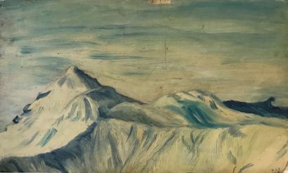 null Sophie Danielle RUBINSTAIN (1922-2018)
Paysages de montagne
1 Huile sur toile...