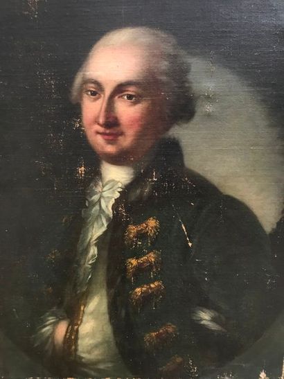 null Ecole française du XVIIIème siècle

Portrait d'homme en buste

Huile sur toile...