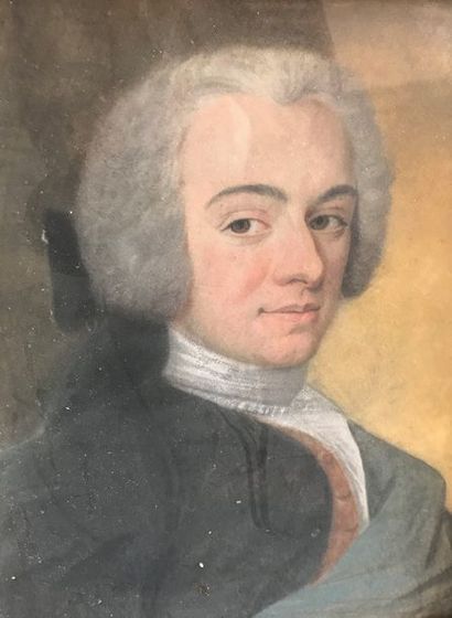 null Ecole française du XVIIIème siècle

Portrait d'homme en buste 

Pastel sur papier

46...