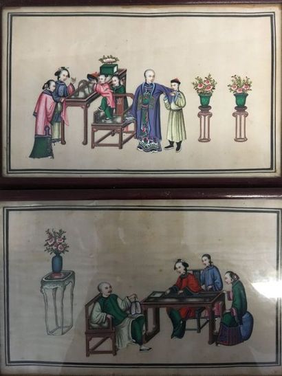 null CHINE

Suite de 5 peintures sur papier de riz vers 1900

19,5 x 32 cm