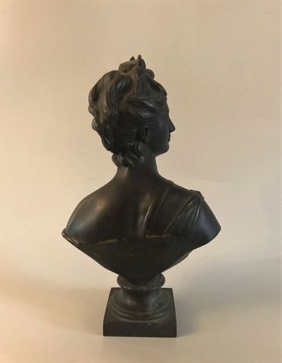null Jean-Antoine HOUDON (1741-1828) d'après

Buste de Diane 

Sculpture en bronze...