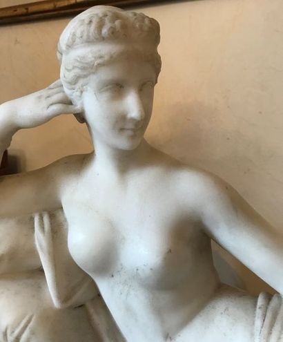 null Antonio CANOVA (1757-1822) d'après

Pauline Borghèse en Vénus

Sculpture en...