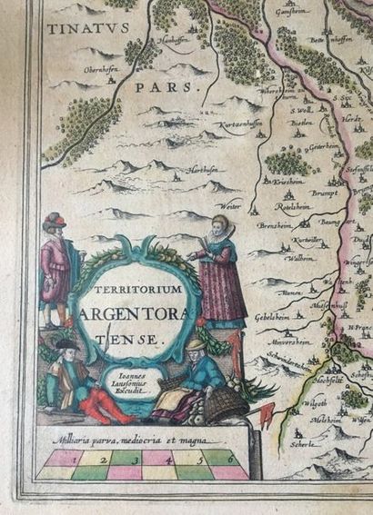 null Carte ancienne Territorium Argentora Tense 

Gravure en couleur 

45 x 56 c...