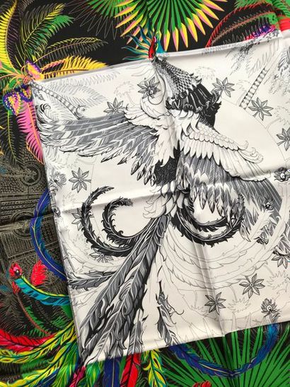 null HERMES Paris " Mythique phenix Coloriage " par Laurence Bourthoumieux - Beau...