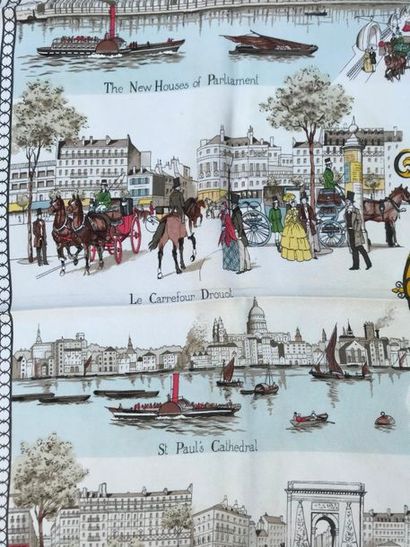 null HERMES Paris " Paris - London - Cent ans à Londres " par Philippe Ledoux - Carré...