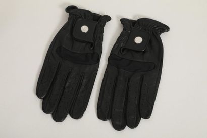 null HERMES Paris 

Paire de gants " Concours " en cuir noir pour homme - Taille...