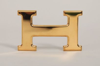 null HERMES Made in France

Boucle de ceinture H ou "Constance" finition métal doré...