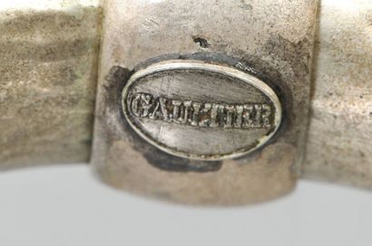 null JEAN PAUL GAULTIER

Bracelet jonc rigide en métal a patiné argent, signé, circa...