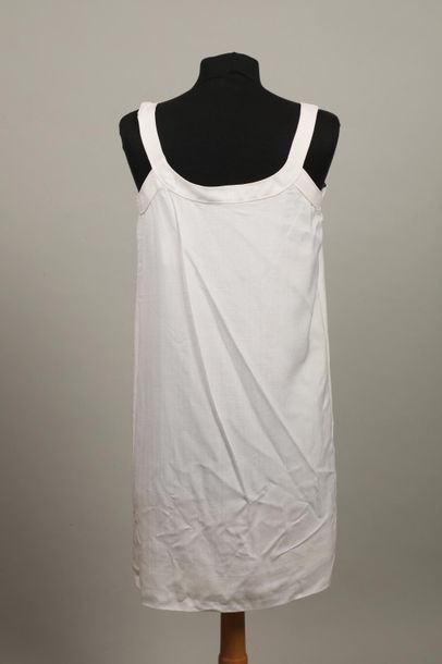 null LANVIN 

Robe à bretelles en soie blanche circa 1980