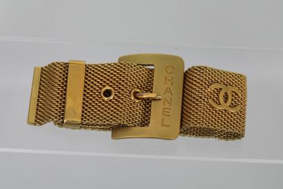 null CHANEL Made in France - Collection Automne 1994 

Bracelet ceinture en métal...