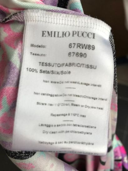 null Emilio PUCCI 

Jupe en jersey de soie imprimé taille 42