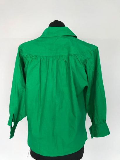 null GIVENCHY Nouvelle Boutique 

Blouse en coton vert emeraude taille 38