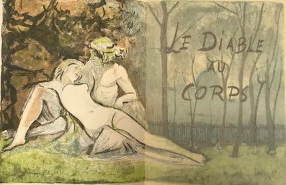 null Raymond RADIGUET (1903-1923)
Le diable au corps illustré de 16 lithographies...