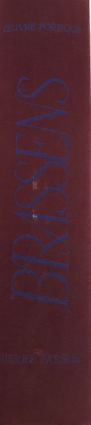 null Georges BRASSENS (1921-1981)
L'oeuvre poétique illustrée de 32 lithos originales...
