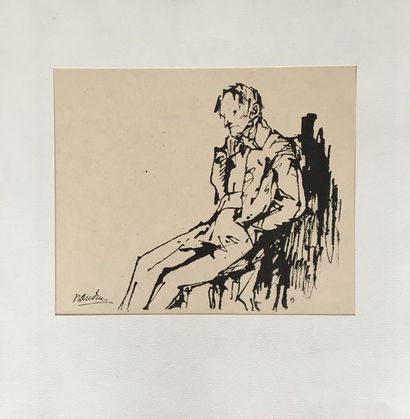 null Bernard NAUDIN (1876-1946) Lot de 4 gravures : Geppetto -L' arrestation-Le petit...