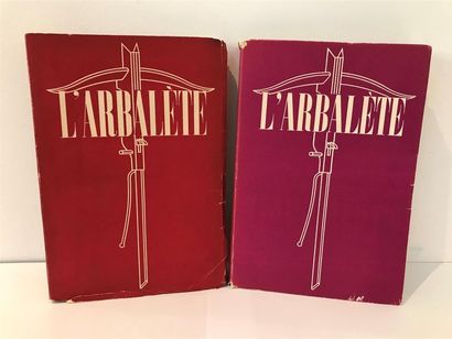  L'arbalète revue littéraire 
- N°8 Lyon Marc Barbezat 1944, textes de Jean Genet,... Gazette Drouot