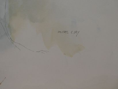 null CIRY Michel (né en 1919), "Arlequin assis", lithographie signée en bas à droite,...