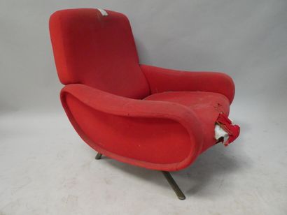 null ZANUSO Marco (1916-2001) pour Arflex, fauteuil "LADY", années 50, 80 x 78 x...