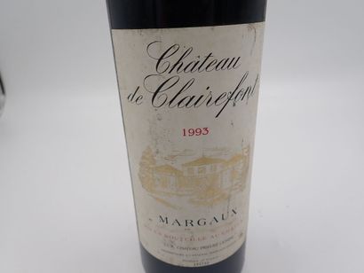 null MARGAUX, Château de Clairefont 1993 (4- bouteilles).