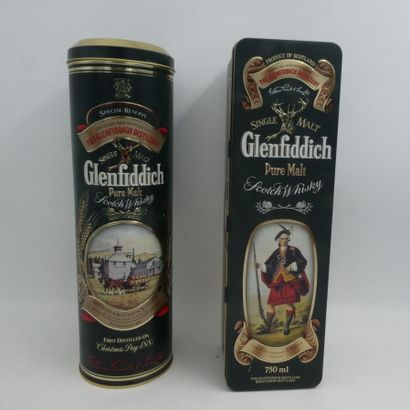 null LOT 2 Glenfiddich Pure Malt Whisky, dans leurs boites.