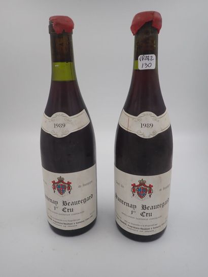 null SANTENAY BEAUREGARD 1ER CRU, domaine Jacques Gibardin, 1989 (2-bouteilles).