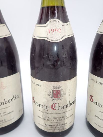 null GEVREY-CHAMBERTIN, Domaine Derey Frères 1992 (3-bouteilles) - 1991 (1-boute...