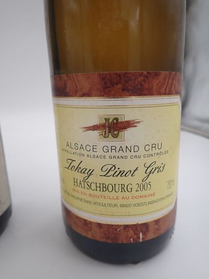 null TOKAY, Pinot gris, Hatschbourg, 2005 (1-bouteille) GEWURZTRAMINER HEIM 2004...