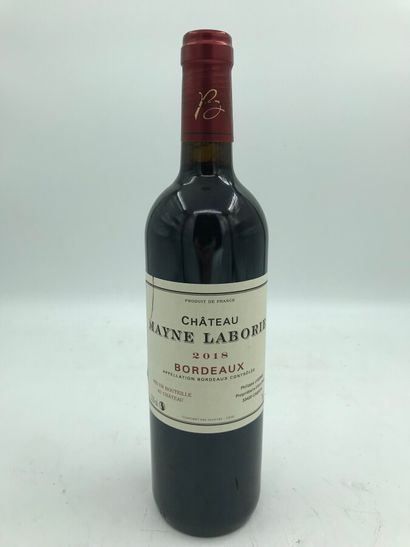null Un carton de six bouteilles château MAYNE LABORIE, 2018