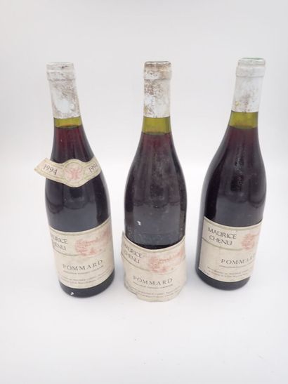 null POMMARD, Dommaine Maurice Chenu, 1994 (3-bouteilles).