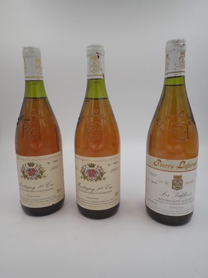 null MONTAGNY 1ER CRU, Domaine Pierre Laforest 1992 (2-bouteilles).BOURGOGNE ALIGOTE,...